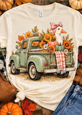 Goose in a Pumpkin Truck t-shirt